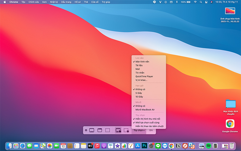 Giao diện ảnh chụp m&agrave;n h&igrave;nh
